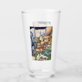 Als God het beter had gemaakt, had ze het bewaard. Glas (Achterkant)