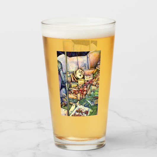Als God het beter had gemaakt, had ze het bewaard. Glas (Voorkant gevuld)