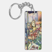 Als God het beter had gemaakt, had ze het bewaard. Sleutelhanger (Voorkant Links)