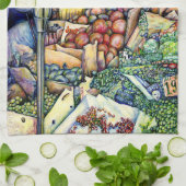 Als God het beter had gemaakt, had ze het bewaard. Theedoek (Gevouwen)