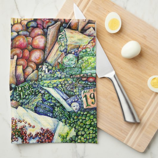 Als God het beter had gemaakt, had ze het bewaard. Theedoek (Quarter Fold)