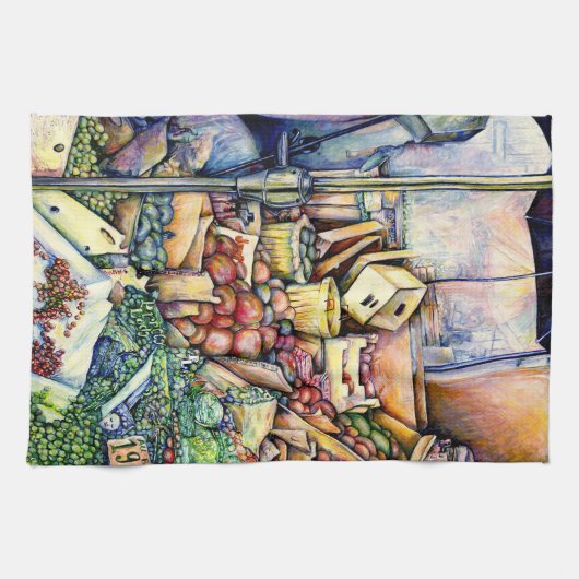 Als God het beter had gemaakt, had ze het bewaard. Theedoek (Horizontaal)