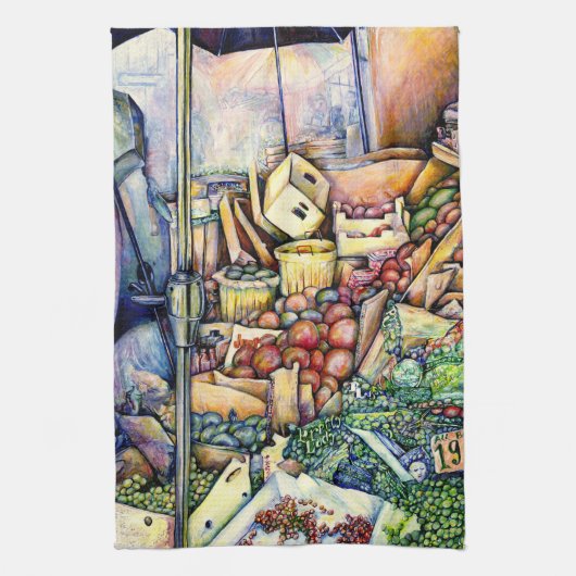 Als God het beter had gemaakt, had ze het bewaard. Theedoek (Verticaal)