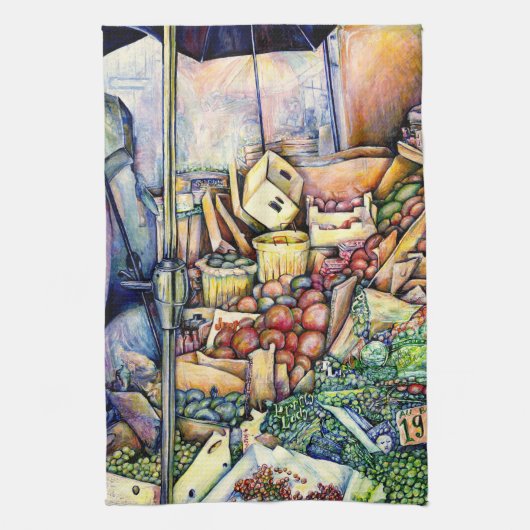 Als God het beter had gemaakt, had ze het bewaard. Theedoek (Verticaal)