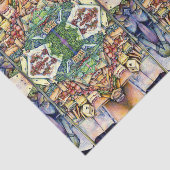 Als God het beter had gemaakt, had ze het bewaard. Tissuepapier (Detail)