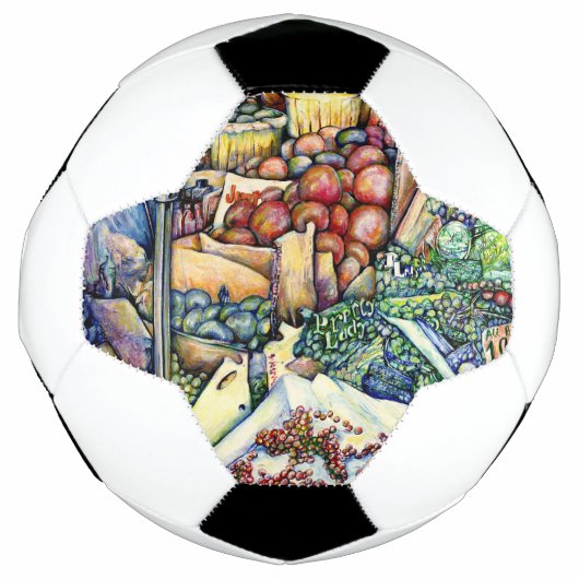 Als God het beter had gemaakt, had ze het bewaard. Voetbal (Voorkant)