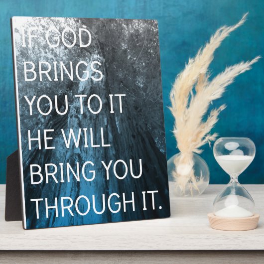 Als God je er mee brengt Fotoplaat (Zijkant)