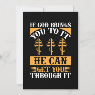 Als God je er mee brengt, kan hij je erdoor krijge Save The Date