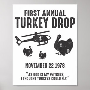 Als God mijn getuige dacht ik dat kalkoenen S kond Poster