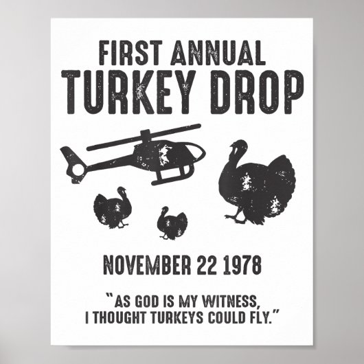 Als God mijn getuige dacht ik dat kalkoenen S kond Poster (Voorkant)