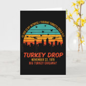 Als God Mijn Getuige Is Turkije Drop - Retro Dankz Kaart (Gele Bloem)