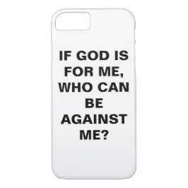 "Als God voor mij is..." Apple iPhone 8/7 Hoesje