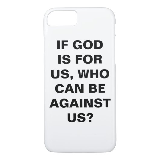 Als God voor ons is... Apple iPhone 8/7 Hoesje (Achterkant)