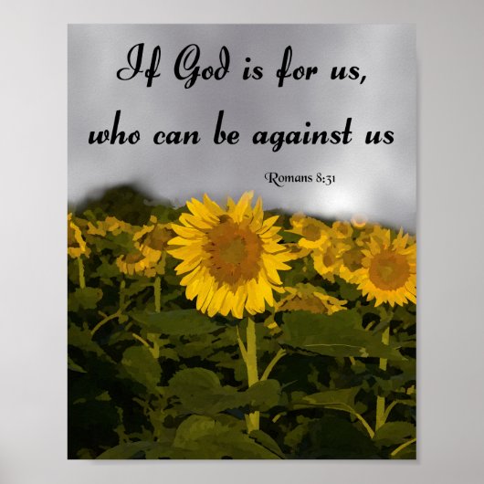 Als God voor ons is, bijbelversie Poster (Voorkant)