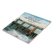 Als God voor ons is, kan hij tegen ons zijn, Romei Tegeltje (Zijkant)