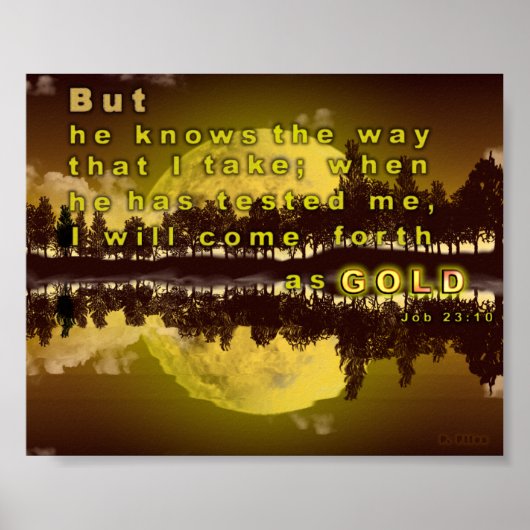 Als goud poster (Voorkant)