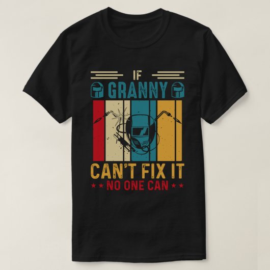 Als GRANNY het niet kan herstellen, kan niemand la T-shirt (Design voorkant)