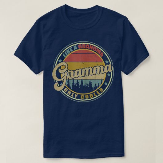 Als grootmoeder alleen koeler Vintage T-shirt (Design voorkant)