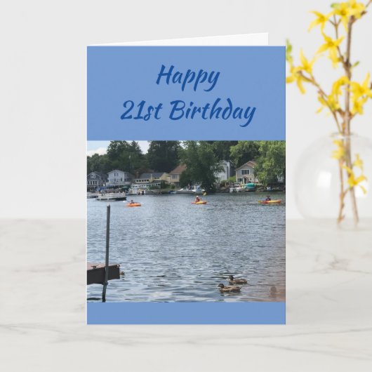 ALS GROTE DAG BIJ **DE LAK** *21e TWEEDE DAG* Kaart (Gele Bloem)