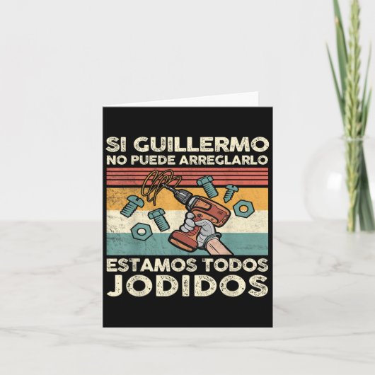 Als Guillermo het niet kan repareren - Mexicaanse Kaart (Voorkant)