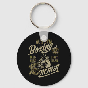 ALs Gym Boksen MMA Retro Design voor de naam Al Sleutelhanger