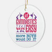 Als gymnastiek gemakkelijk grappige vrouwen meisje keramisch ornament (Links)