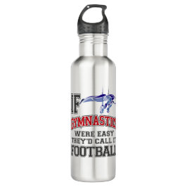 Als gymnastiek makkelijk was, zouden ze het Footba Waterfles