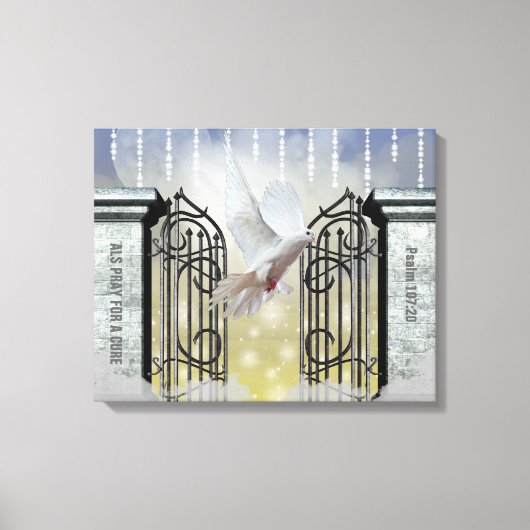 ALS Heavenly Wrapped Canvas Afdruk (Voorkant)