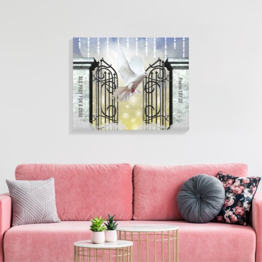 ALS Heavenly Wrapped Canvas Afdruk (Insitu (Woonkamer))