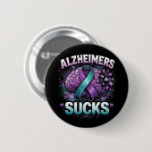 Als herinneringen vervagen ronde button 5,7 cm (Voorkant /achterkant)