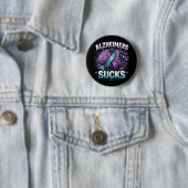Als herinneringen vervagen ronde button 5,7 cm (In situ)