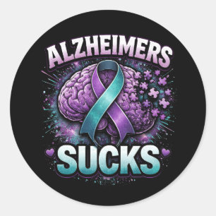 Als herinneringen vervagen ronde sticker