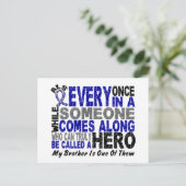ALS Hero komt uit 1 broer Briefkaart (Staand voorkant)
