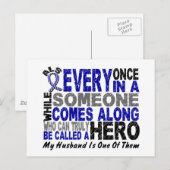 ALS Hero komt uit 1 man Briefkaart (Voorkant / Achterkant)