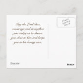 Als hertenbroekje voor water, Bijbel Psalm 42 Aang Briefkaart (Achterkant)