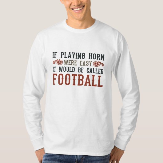 Als het afspelen van paarden gemakkelijk is t-shirt (Voorkant)
