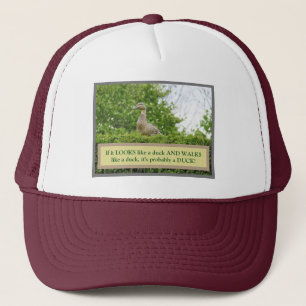 ALS HET ALS EEN EENVOUDIG, WALkS ZOALS EEN EENTJE Trucker Pet