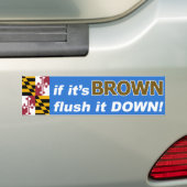 Als het Anthony Brown is voor Maryland Gouverneur. Bumpersticker (Op auto)