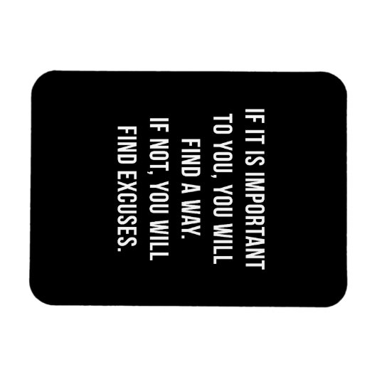 Als het belangrijk is - Magnet Magneet (Horizontaal)