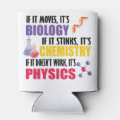Als het beweegt is het biologie blikjeskoeler (Achterkant)