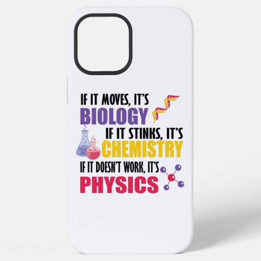 Als het beweegt is het biologie iPhone hoesje (Achterkant)