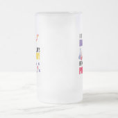 Als het beweegt is het biologie matglas bierpul (Center)