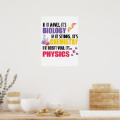 Als het beweegt is het biologie poster (Keuken)