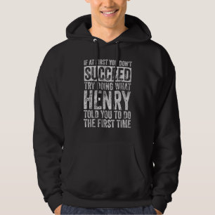 Als het bij de eerste keer niet lukt, probeer dan hoodie