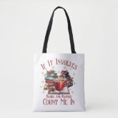 Als het boeken en pyjama's impliceert... tote bag (Voorkant)