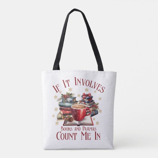 Als het boeken en pyjama's impliceert... tote bag (Achterkant)