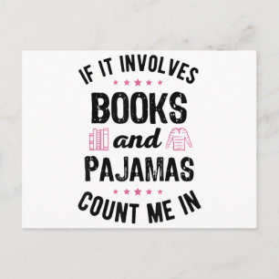 Als het boeken en pyjama's inhoudt Boekliefhebber Briefkaart
