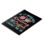 Als het breien en koffie drinken betreft, tel ik m notitieboek (Linkerzijde)