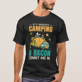 Als het Camping impliceert T-shirt (Voorkant)