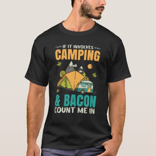 Als het Camping impliceert T-shirt (Voorkant)